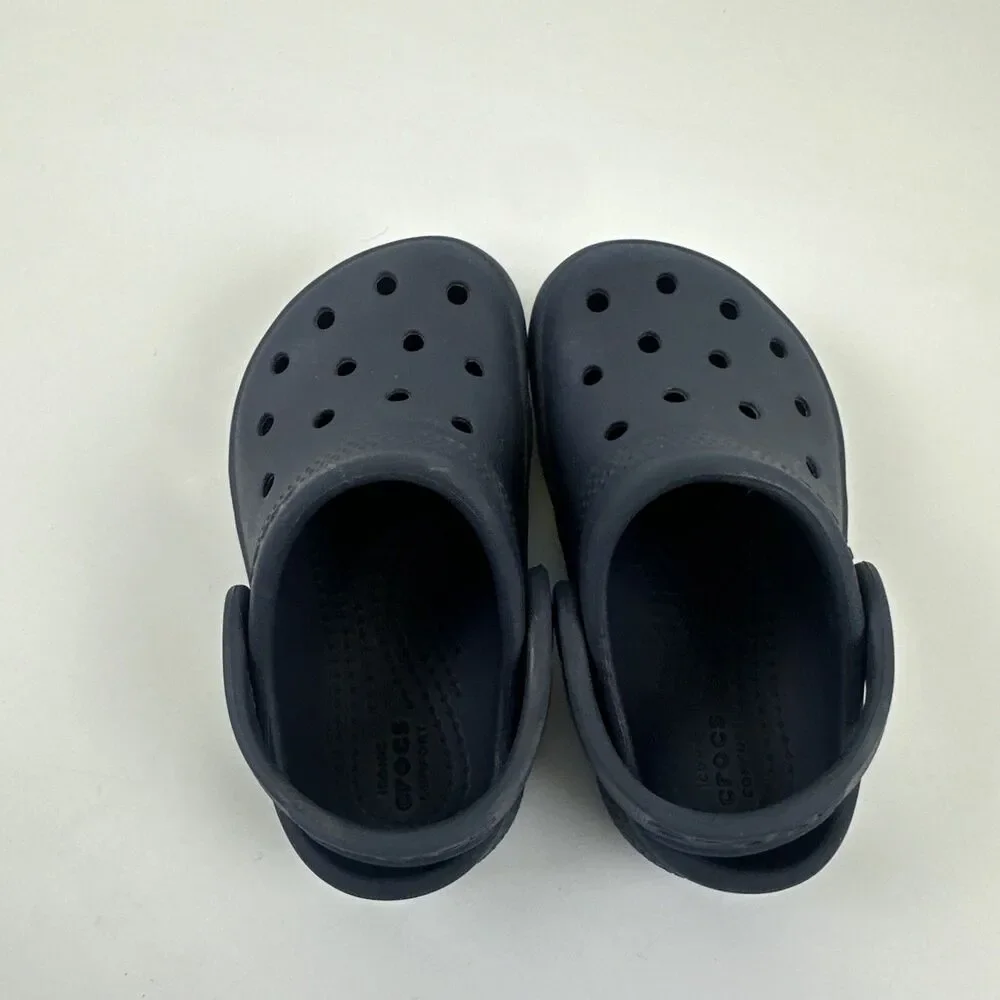 Crocs Classic Clog Toddler Navy Blue Slip On Waterproof Comfort Child‎ Baby 6